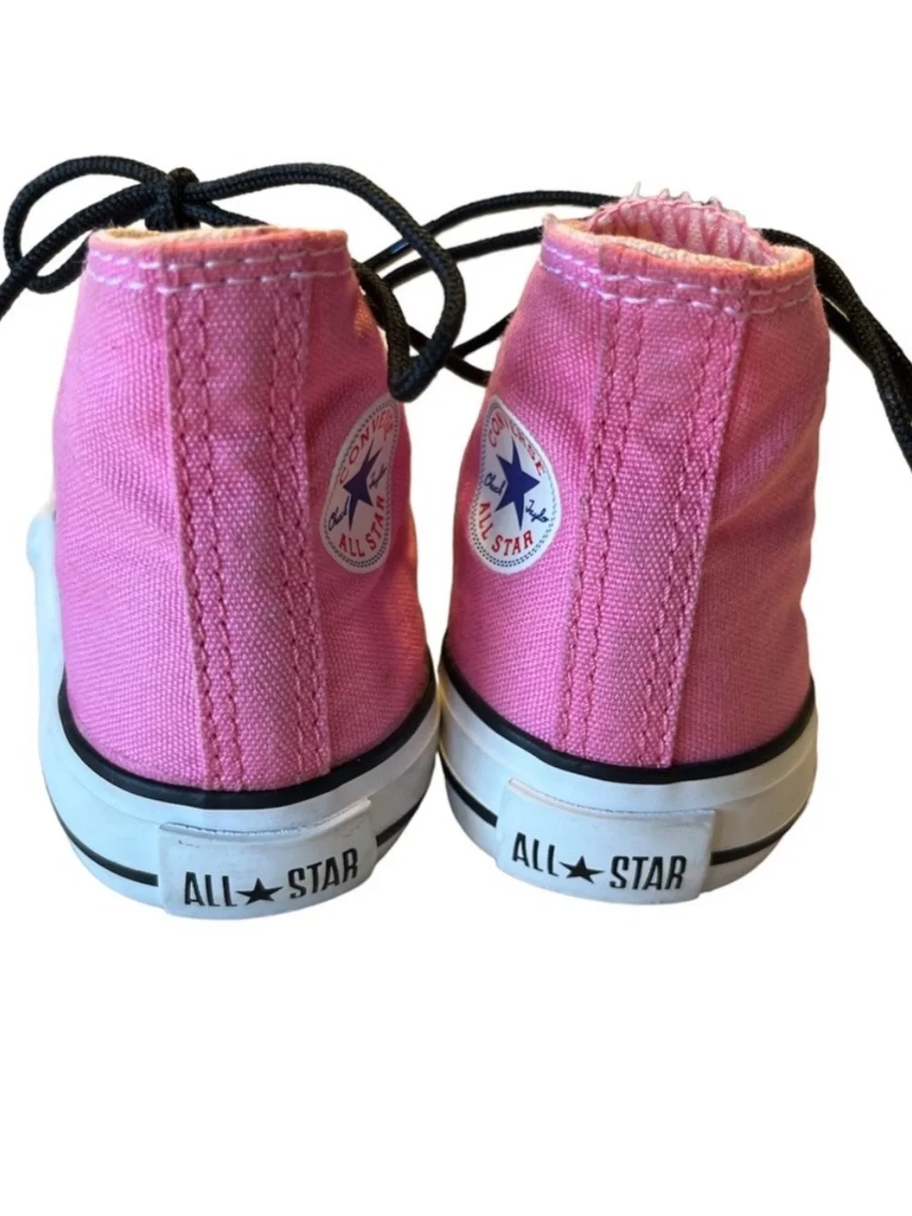 Converse All Star Pink Custom Rhinestone Zebra Bling High Top Sneakers Size 2